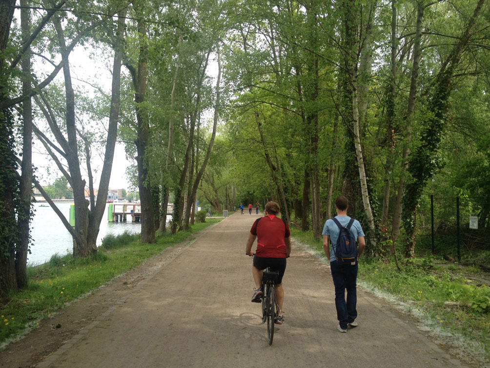 Radtour vom Treptower Park nach Köpenick