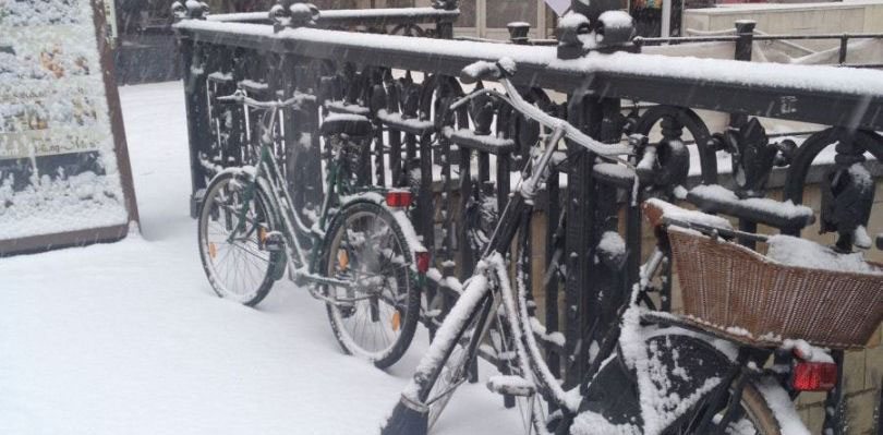 Fahrradfahren Winter