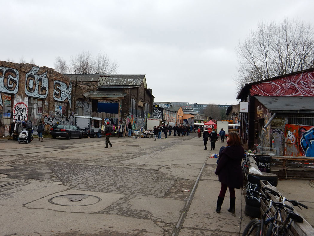 Radtour Berlin Friedrichshain - RAW Gelände