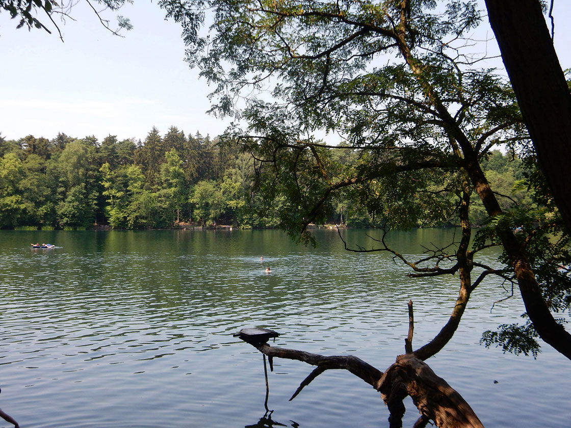 Radtour und Baden am Straussee