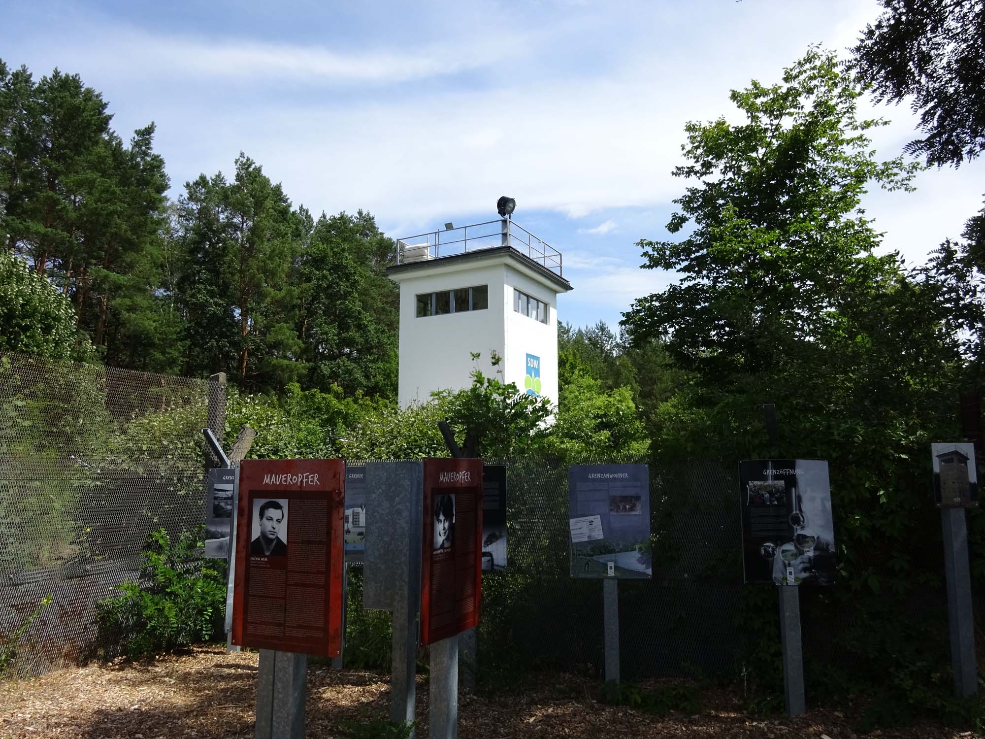 Berliner Mauerweg von Wilhelmsruh nach Hennigsdorf